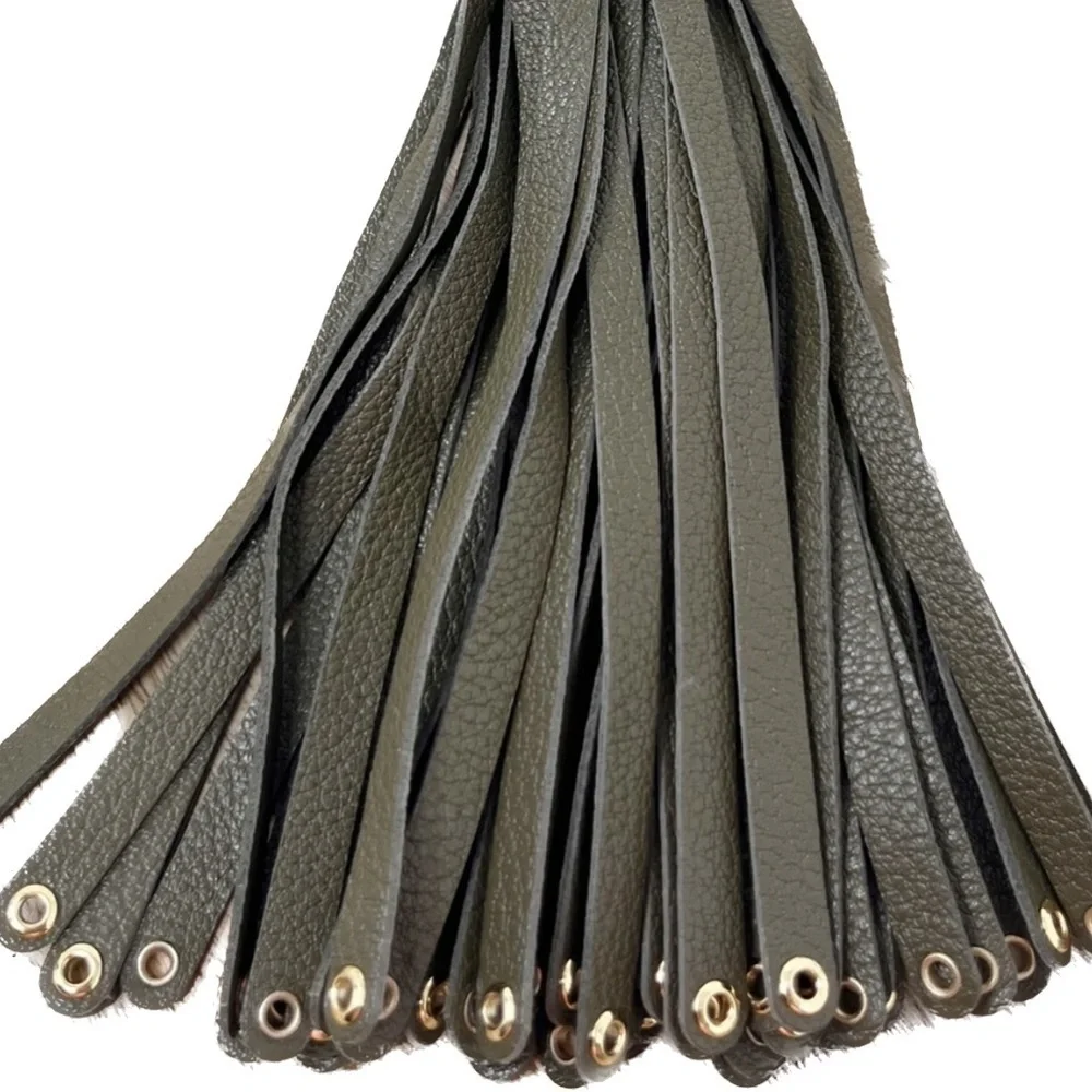 Michael Kors large tassel on chain